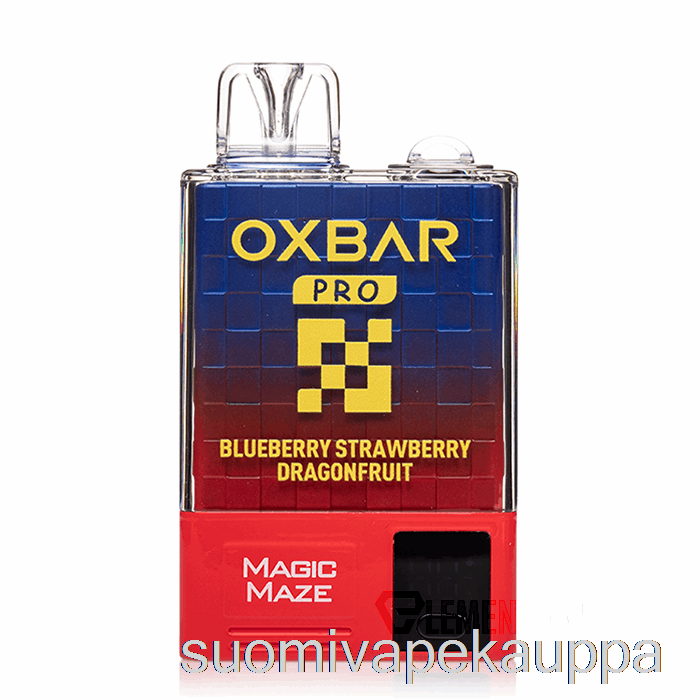 Vape Box Oxbar Magic Maze Pro 10000 Kertakäyttöinen Mustikka Mansikka Dragonfruit